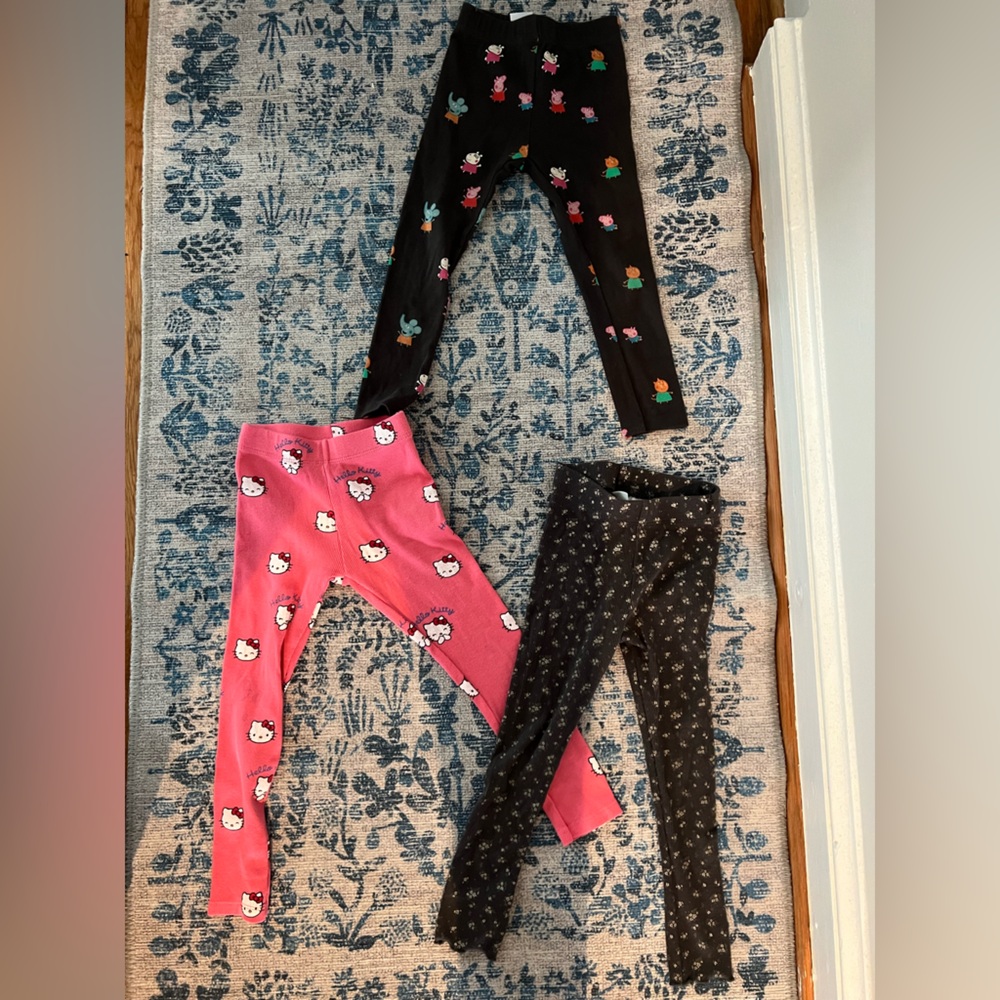 The Cutest Kids' Leggings Bundle! - Black and Pink